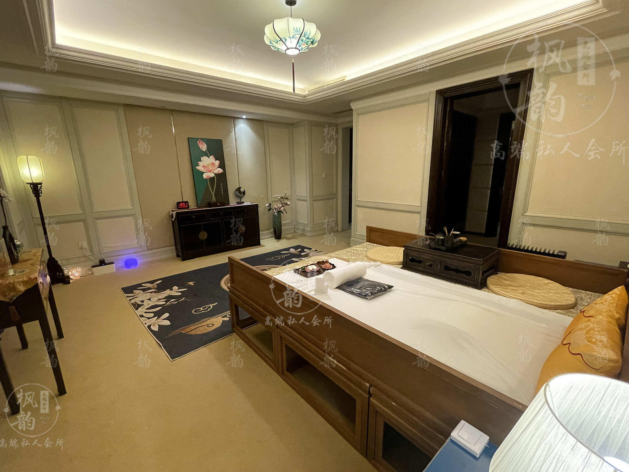 惠州天津渔阳鼓楼人气优选沐足会馆房间也很干净，舒适的spa体验